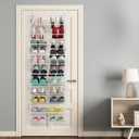 iMounTEK Shoe Rack Space Saver 12 Layers Over The Door Shoe Rack Wall Hanging Closet Shoe Organizer Storage Stand Hanging Storage Shelf for Closet Pantry Space Saver for Bathroom and Sundries