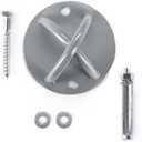 Wall Mount Bracket for Suspension Straps, Ceiling Anchor X Mount for Olympic Rings, Body Weight Strength Training Systems, Yoga Swings Hammocks, Boxing Equipment