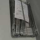 OCG 2 Tier Pull Out Cabinet Organizer (15.5" W x 21" D), Pull Out Drawers for Kitchen Cabinets, Pull Out Shelves for Base Cabinet Organization in Kitchen Bathroom Pantry, Chrome Finish