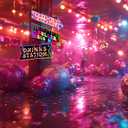 3 x 30 Pieces Roller Skating Party Decorations - Skating Themed Directional Signs for Birthday Parties, Celebrations, and Roller Rink Events