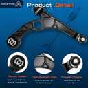 2Pcs Front Lower Control Arm with Ball Joint Suspension Kit Compatible With Dodge Dart 2013 2014 2015 2016, Compatible With Chrysler 200 2015-2016, MS251201, MS251202