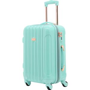 kensie 20" "Alma" Carry-On TSA-Lock Spinner Luggage, Opal (20-Inch (Single))
