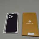 Miracase Designed for iPhone 14 Pro Max Phone Case with Screen Protector,[Upgraded Enhanced Camera Protection],Shockproof Liquid Silicone Case with Microfiber Lining,6.7 inch, Dark Purple