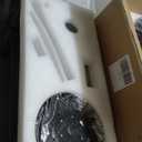 60 Inch Ceiling Fans with Lights and Remote Control, Black Indoor/Outdoor Ceiling Fan with 35W 3CCT Dimmable LED Light - 6 Speed Quiet Reversible DC Motor,6 Blades for Large Bedroom Living Room Patio