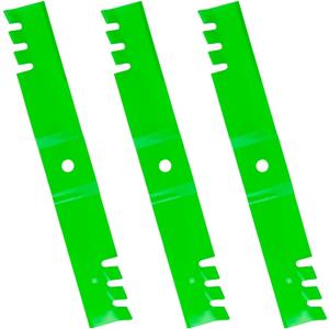 Lawn Mower Blades Toothed Mulching Fits for Cub Cadet 60" Deck 02005019 02005019-X 942-04415 01005338 for Z-Force Tank L60 LZ60 S60 SZ60 PRO Z 100, 3 PCS
