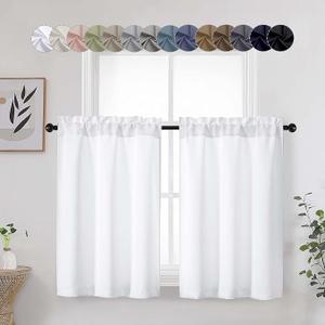 54×36 Cafe Tier Curtain White