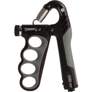 Grip Strength Trainer, Adjustable Resistance 11-220 Ibs Forearm Strengthener,Hand Grip Strengthener With Digital Counter,Improve Wrist Strength,Hand Recovery Exercises (Gray)