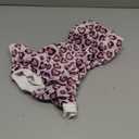 CuteBone Dog Halloween Pajamas Puppy Onesies Small Dogs Soft Pjs Coat Cat Apparel Comfy Pet Christmas Clothes Outfit Doggie Bodysuit P226S (Leopard print)