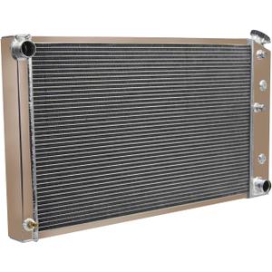 4 Rows Aluminum Radiator For 1968-1973 Chevy Chevelle/68-1977 El Camino GMC/1971-1990 Buick LeSabre Electra/73-86 C10 C20 C30 Suburban Pickup AT/MT