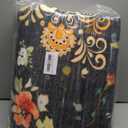 3x5 Black Grey Floral Washable Rugs for Living Room - Vintage Floral Rug for Bedroom Kids Room, Vintage Boho Home Decor Non Slip Carpet (Multi 36)