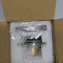 Brushed Nickel Bathtub Drain Tip-Toe Single Hole,Welsan Tub Drain Trim Set Conversion Kit Assembly, Coarse Thread Replacement Trim Kit with 1-Hole Overflow Faceplate Includes an Adapter