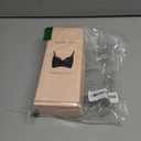 Double Couple Comfort Nursing Bras for Breastfeeding Sleeping Maternity Bra Seamless V Neck Wireless Bra with Extenders (L)