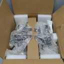 Headlights Assembly Compatible with 1998 1999 2000 2001 2002 2003 2004 Chevy Blazer,1998-2004 Chevy S10 Pickup Headlamp Chrome Housing Clear Reflector