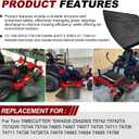 137-7046 Deflector Chute for Toro TimeCutter & Exmark Quest E-Series 42" Mowers, Compatible with Models SW4200, ZS4200S, 75742, 74665, 75748, 75749, 74667, 74677, 74705, 74711, with Mounting Hardware