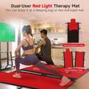 Red Light Therapy Mat Full Body, Red Light Therapy Blanket with 660nm & 850nm, Whole Red Light Therapy Pad with Timer Controller Pulse Modes for Home Use, 74.6'' X 33.3''