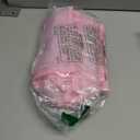 6 Pieces Mesh Makeup Bags Mesh Cosmetic Bag Portable Travel Organizing Zipper Pouch Toiletries Makeup Pouches for Home Office Travel Accessories (Light Pink)