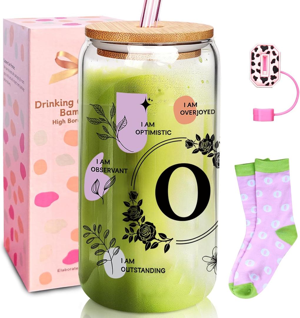 Anotion Cute Cups - Initi-Al Gifts: White Elephant & Gag Gifts, Personalized Monogrammed Coffee Cups for Christmas & Birthdays