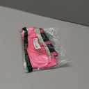 X AUTOHAUX Universal Motorcycle Pit Dirt Bike Faux Leather Soft Seat Cover Anti Slip Seat Cushion Pink Black 1Pcs