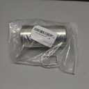 Eagles 1Pack 2.36" (6cm) Stove Pipe with Damper Control, 4.72" (12cm) Length Stainless Steel Chimney Flue Pipe - Outdoor Camping Wood Stove Accessories