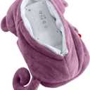 Fisher-Price Baby Toy Soothe n Snuggle Purple Monkey Plush Portable Sound Machine with Breathing Motion & Lights for Newborns Ages 0+ Months