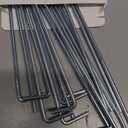 17 Pack Heavy Duty Metal Tent Stakes for Outdoor Decorations, Gardening & Canopies, Christmas Decorations