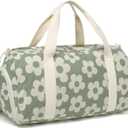 BLUBOON Duffle Bag Girls Kids Cute Gym Bag with Shoes Compartment & Wet Separation Waterproof Sports Overnight Travel Bag
