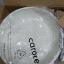 CAROTE Non Stick Frying Pan Skillet, Omelet Pan, Healthy Non Toxic Granite Chef Pan, Induction Compatible Egg Frying Pan with Heat-Resistant Handle, PFOA-Free,Cream White, 8"