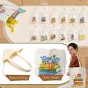Shinylin 12 Pcs Books with Flowers Canvas Tote Bags Bulk Book Lovers Tote Bag Book Club Gift Totes for Birthday Party Teacher Mother's Day Women Gift