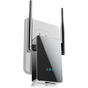 2026 WiFi Extender Signal Booster, New Gen Internet Booster for Home, 4X Faster, Covers up to 10,000 sq.ft, Wi-Fi Repeater with Ethernet Port, Wireless Long Range Amplifier, Easy Setup (Black)