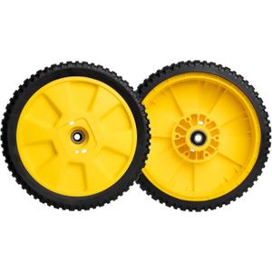 72-115 8" Lawnmower Wheel Compatibles with John Dee re Walk-Behind Mowers, AM115138 Wheel Compatibles with 12SB, 14SB, 14SE, JA65, Replace for AM111151, AM71217, AM111158, 205-504, 2 Pack