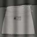 Yoklass Girls Casual Shirts Square Neck Ruffle Sleeve Tops Solid Loose Blouses 5-14 Years (White, M)