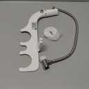 SAMODRA Ultra-Slim Hygienic Bidets Attachment for Existing Toilets - Adjustable Fresh Water Pressure Dual Nozzle (Frontal & Rear Wash) Easy to Install, Silver