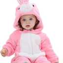 OLLULL Baby Animal Costumes Unisex Toddler Outfit Halloween Dress Up Romper (3-4T/Height 39"-42", Bunny)
