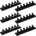 Hpmjz 6 Pcs 6 Finger Ring Holder Black Velvet Ring Display Stand Jewelry Storage Organizer Rings Display Stand for Selling Retail Stores Exhibitions Home Drawer
