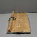 MARCHMARS Resistance Band Foot Plate，Solid Beech Wood Resistance Band Board with Straight Bar Handle，Premium Resistance Band Accessory to Expand Training Options（Resistance bands not included.）