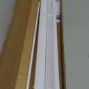 LOTUS & WINDOWARE Cordless Mini Blind, 1" Vinyl Slats, 39" Wide x 54" Long - White, Window Blinds for Home and Office, Interior Door Blinds - Light Filtering
