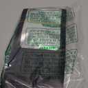 100 PCS Resealable Mylar Bags with Zipper and Frosted Clear Window Packaging Bags Foil Pouch Zip Bag for Food Self Sealing Storage Supplies (Black, 4.72x7.1)