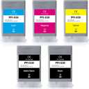 PFI-030 Ink Cartridge PFI-030MBK PFI-030BK PFI-030C PFI-030M PFI-030Y Replacement for Canon imagePROGRAF TA-20 TA-30 TM-240 TM-340 Printer Ink, 55ML 5-Pack (Matte Black, Black, Cyan, Magenta, Yellow)