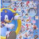 Sonic The Hedgehog Sticker Book | 4 Sheets | Over 300 Stickers