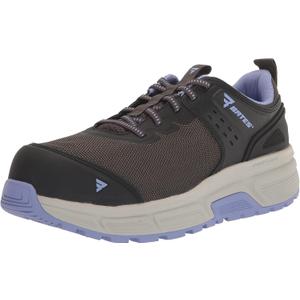 Bates Women's Jumpstart Low Fire and Safety Shoe (8, Grey/Periwinkle)