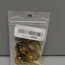 RUBYCA 5pcs 7.1" Gold Color Clasp European Snake Chain Charm Bracelet fit Charm Beads DIY