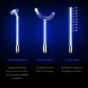 Pure Daily Care NuDerma Clinical Portable Skin Therapy Wand, Machine with 6 Fusion Neon + Argon Wands Anti Aging - Clarifying - Skin Tightening & Radiance - Wrinkle Reducing