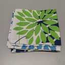 DFXSZ Outdoor Throw Pillow Covers 16x16 Inch Set of 2 Waterproof Spring Summer Geometric Elegant Blue Green Outdoor Pillow Covers for Patio Funiture Garden Couch 158Y16