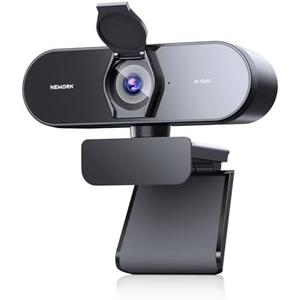 4K Webcam for PC with PDAF & CDAF Dual-autofocus, Ultra 4K HD, 2 Noise Reduction Mics, Auto Light Correction, USB-A, Privacy Cover, 79°FOV, Streaming Camera for PC, Mac, Laptop, Video Calls