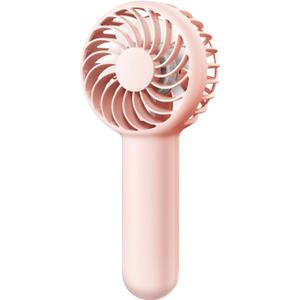 Gaiatop Mini Portable Fan, 3 Speed Powerful Handheld Fan, 2000mAh Battery Operated Cute Design Personal Small Fan, USB Rechargeable Makeup Eyelash Hand Fan Travel Essentials for Women Girls Pink