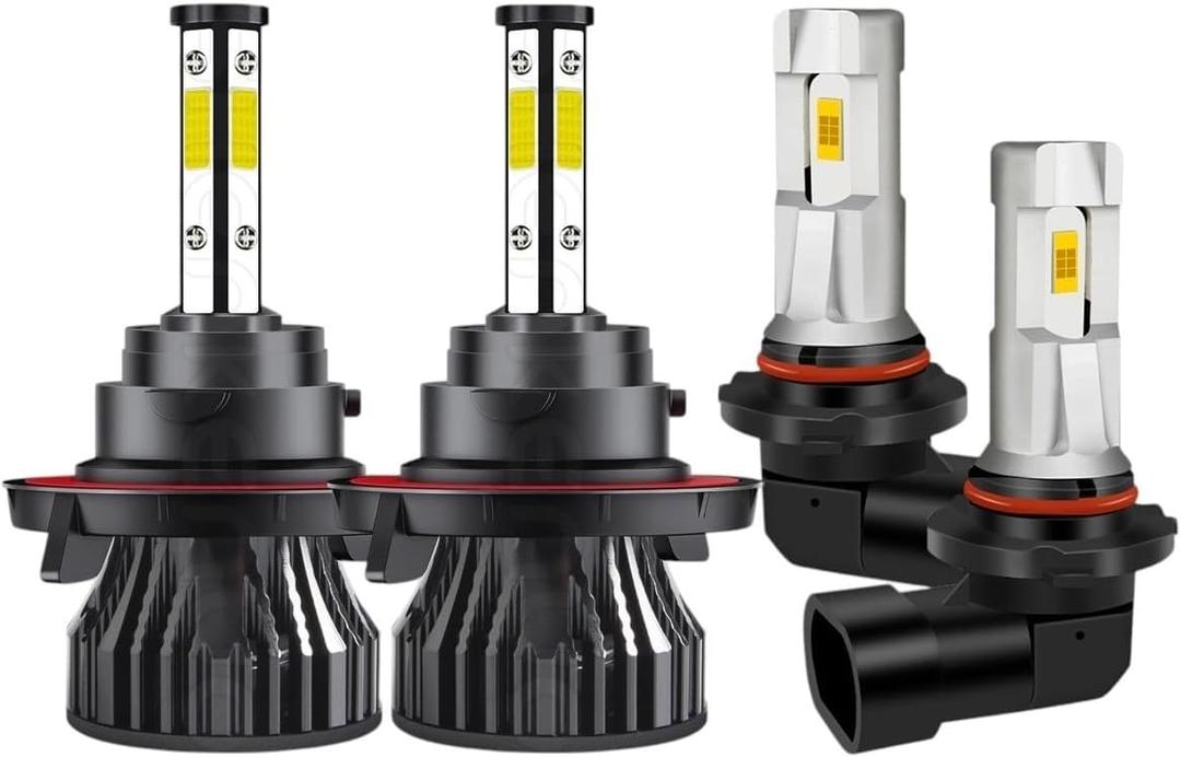 For 2004-2008 Replacement F0IRD OEM White LED Vehicle Bulb High/Low + Fog Light Bulbs Replacement For F0IRD OEM