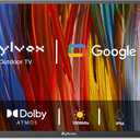 SYLVOX Outdoor TV, 65 inch Smart TV Waterproof Outdoor TVs, 4K Weatherproof Television for Outside, Support Google Assistant, Chromecast, 1000 nit Brightness Partial Sun (Deck Pro 3.0)