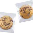 SUREHOME Cookie Bags Cellophane Clear Individual Treat for Cookies, 5x6 Inch Gift Giving Packaging, 100PCS Plastic Self Adhesive Wrappers Candy Bag