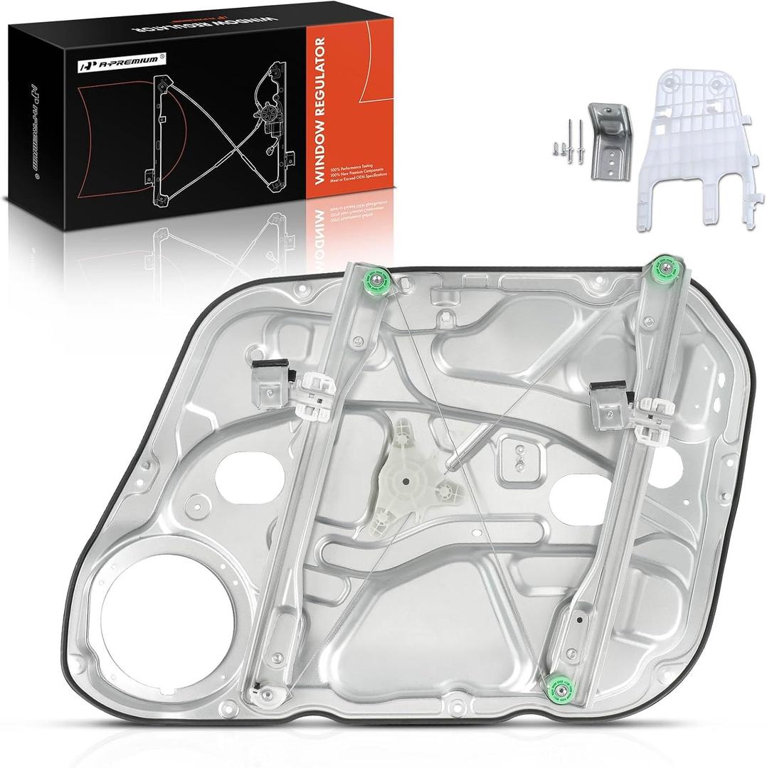 A-Premium Power Window Regulator with Panel Without Motor Compatible with Hyundai Elantra 2009-2012 (Hatchback Body Style Only), Front Left Driver Side, Replace# 82471-2L001