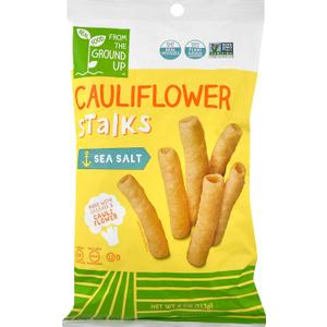 FROM THE GROUND UP Cauliflower Stalk Sea Salt, 4 OZ (4 Ounce (Pack of 1)), Best by Aug 18/25